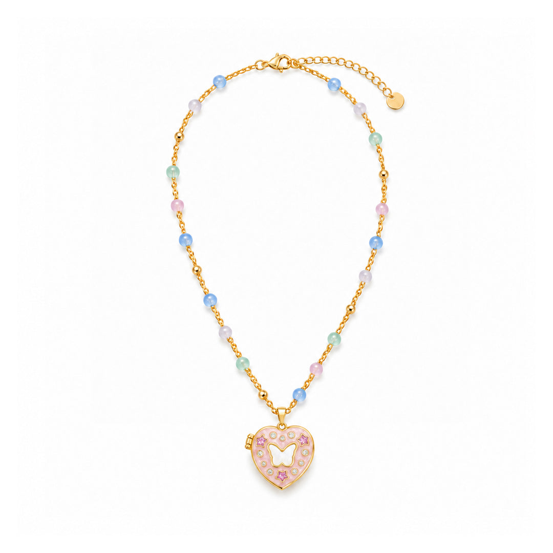 Personalisiertes kleines Herz-Baby-Initialenarmband