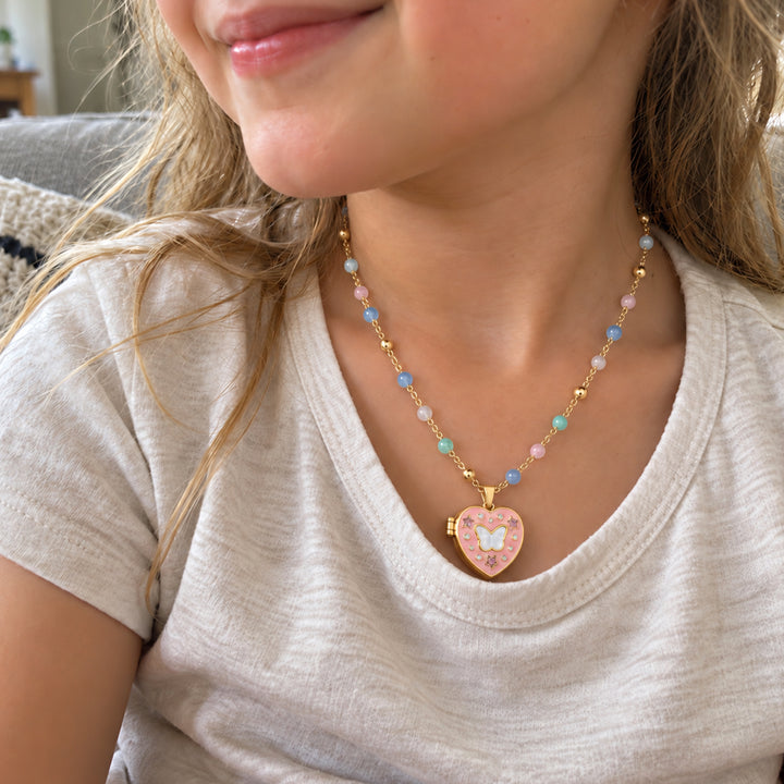 Personalisiertes kleines Herz-Baby-Initialenarmband