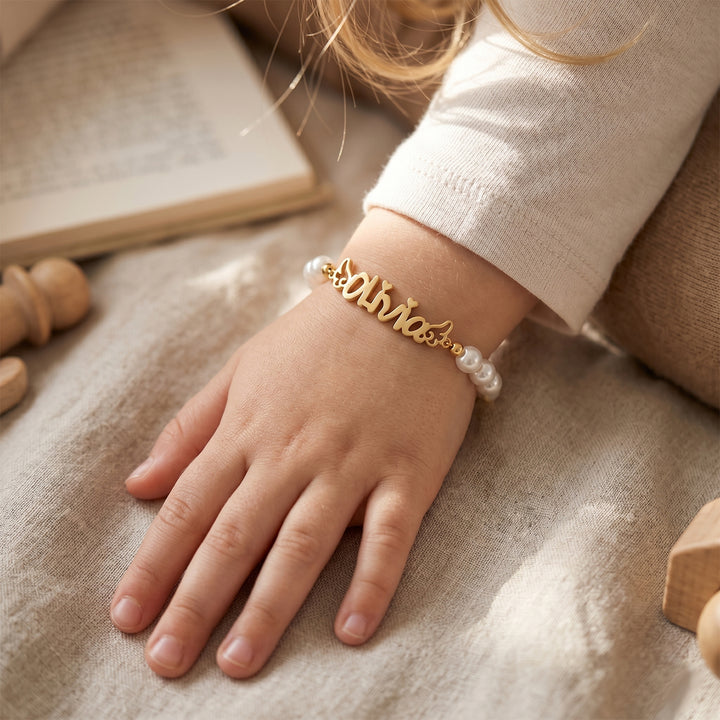 Collier personnalisé avec nom pour enfants