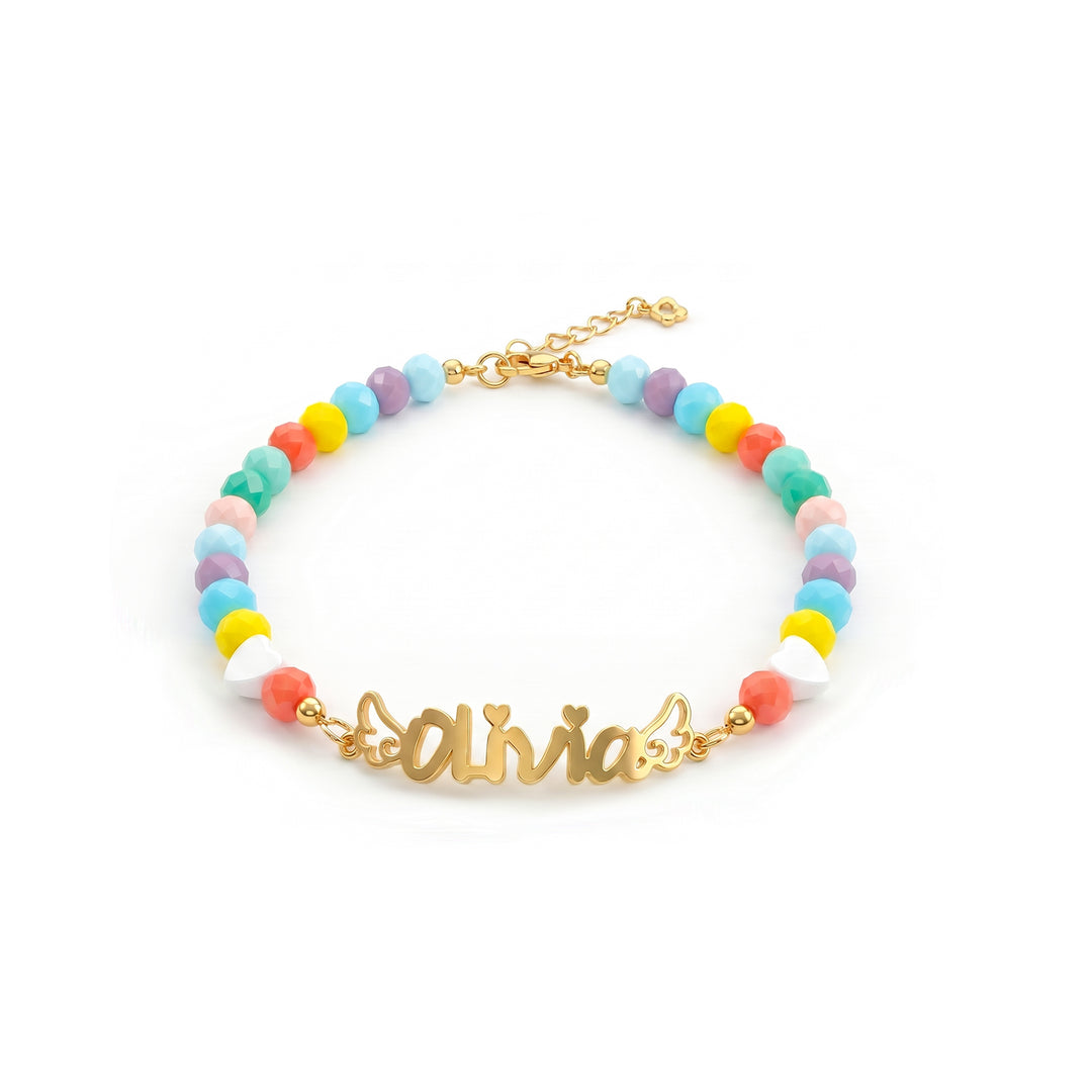 Collier personnalisé avec nom pour enfants