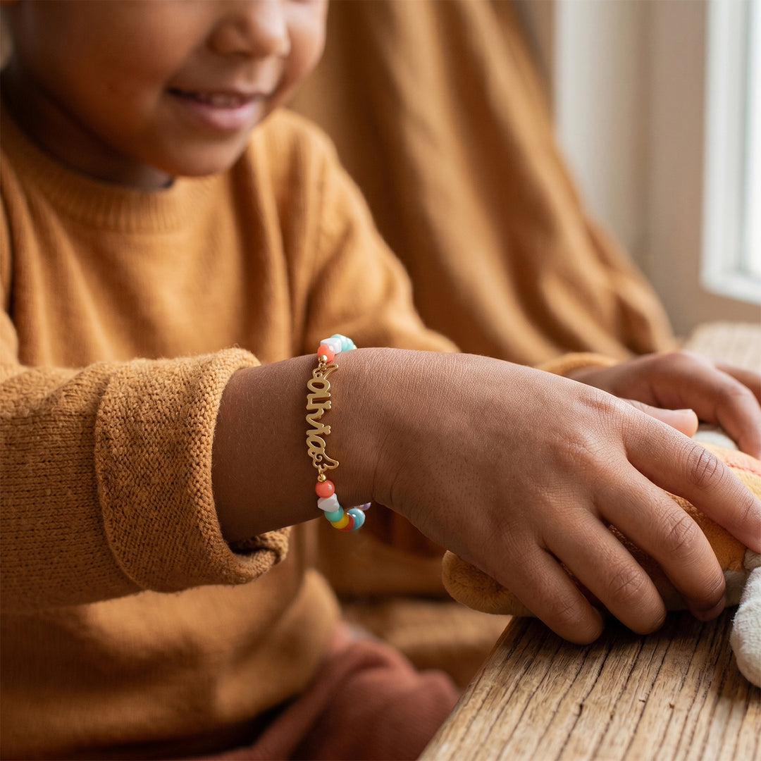 Collier personnalisé avec nom pour enfants