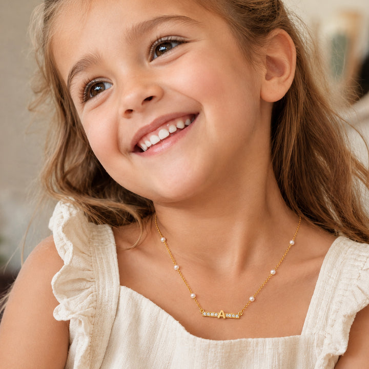 Collier personnalisé avec nom pour enfants