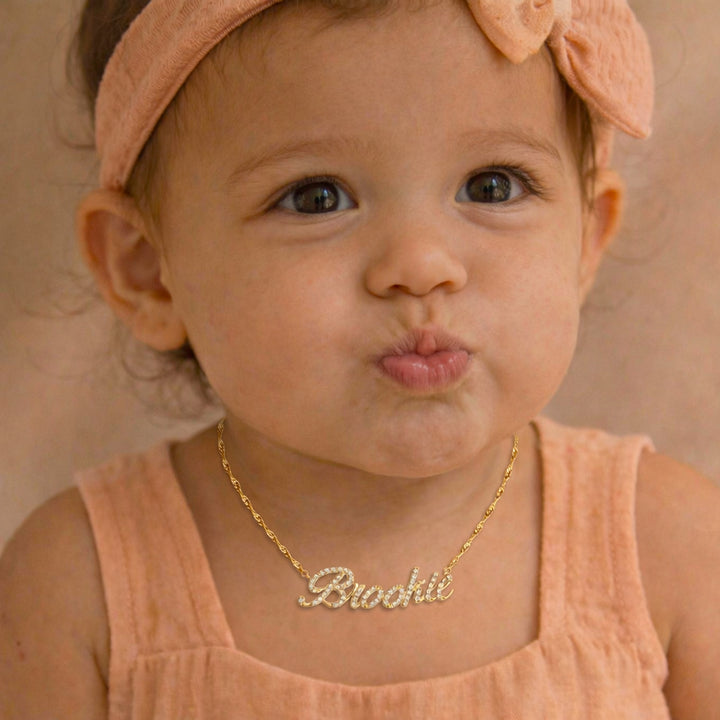 Personalisierte Namenskette für Kinder