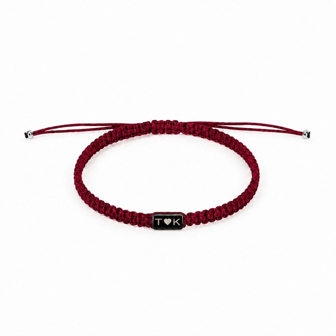 Personalized Name Braided Bracelet Adjustable Woven Rope Bracelet for Kids and Adults