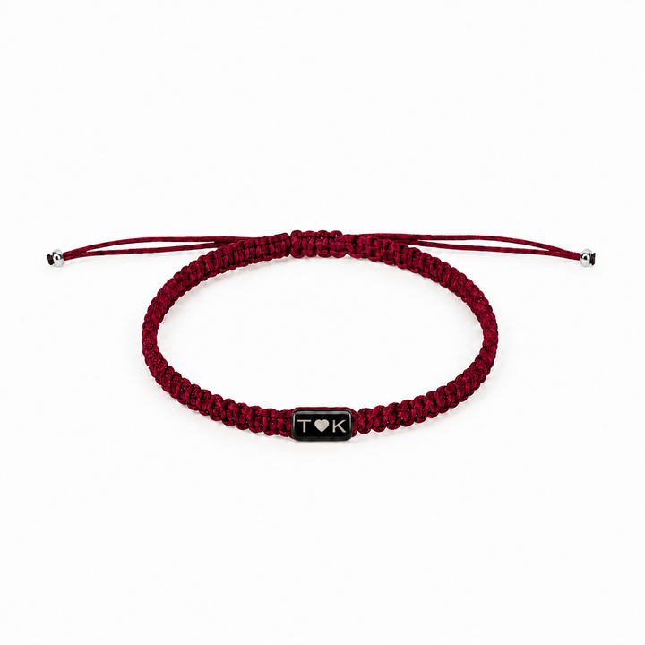 Personalized Name Braided Bracelet Adjustable Woven Rope Bracelet for Kids and Adults
