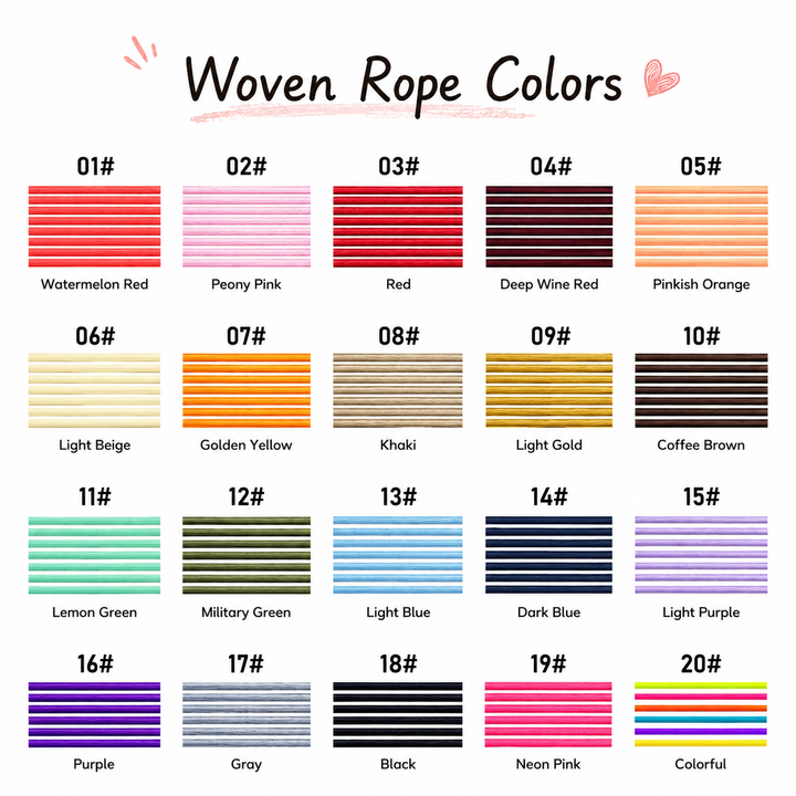 Personalized Name Braided Bracelet Adjustable Woven Rope Bracelet for Kids and Adults