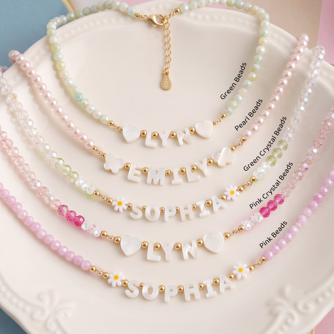 Personalisiertes kleines Herz-Baby-Initialenarmband