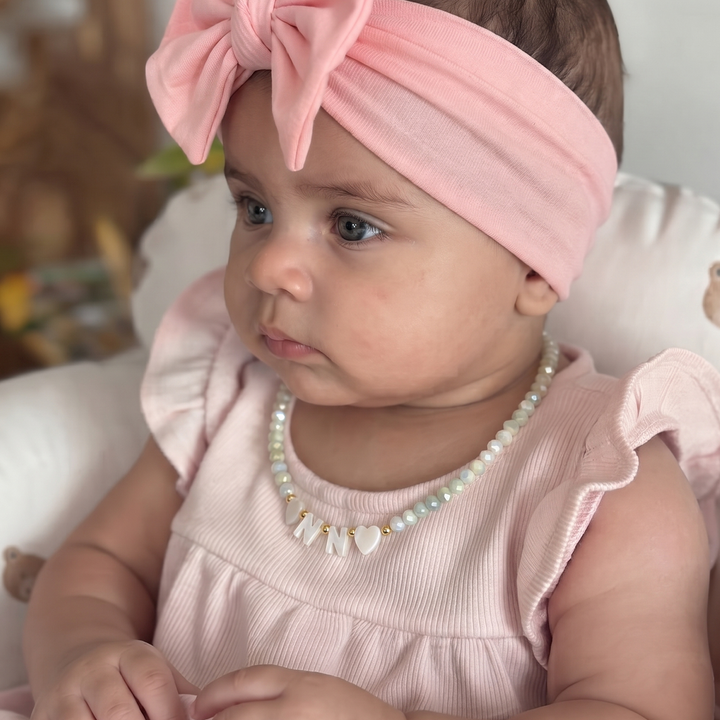 Personalisiertes kleines Herz-Baby-Initialenarmband