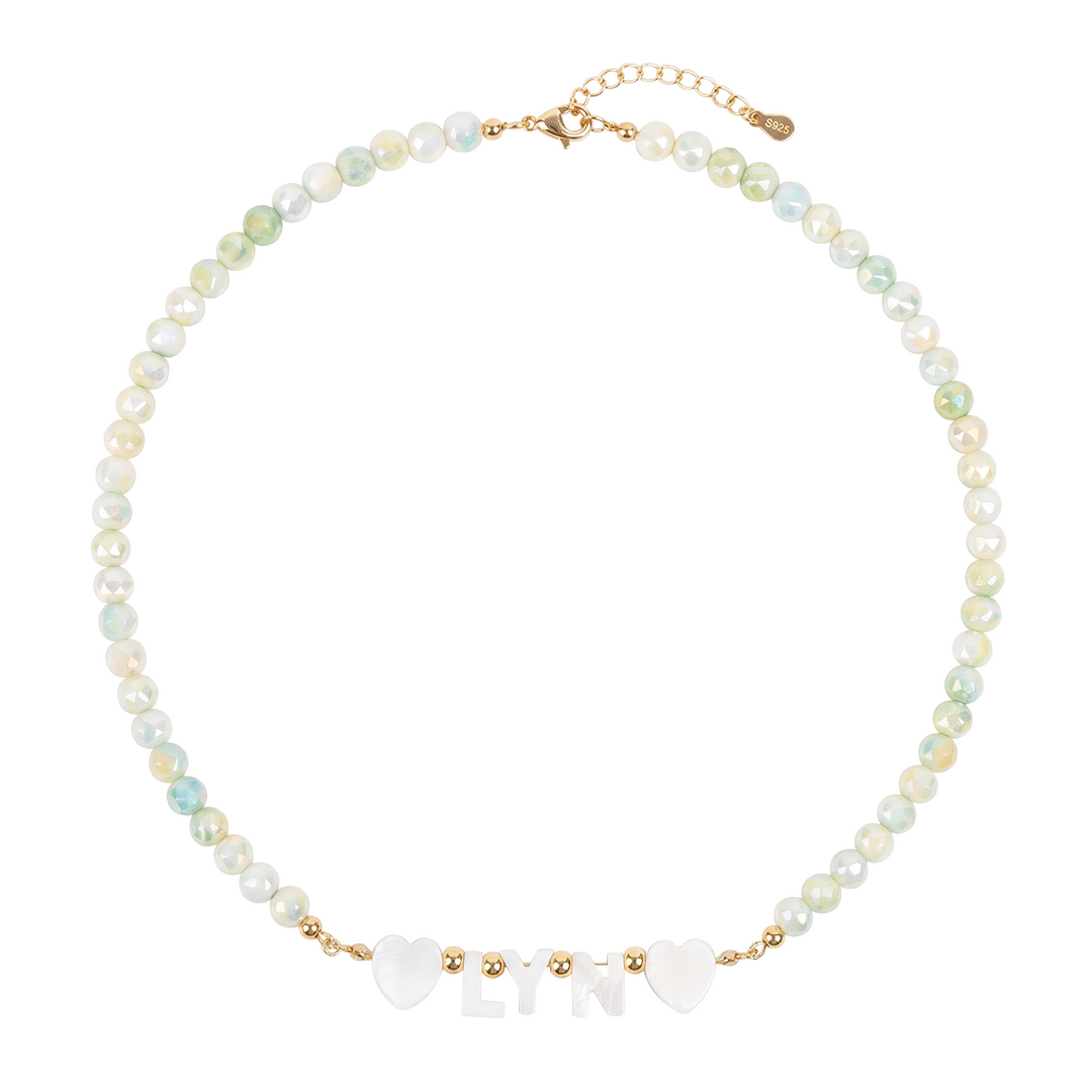 Personalisiertes kleines Herz-Baby-Initialenarmband