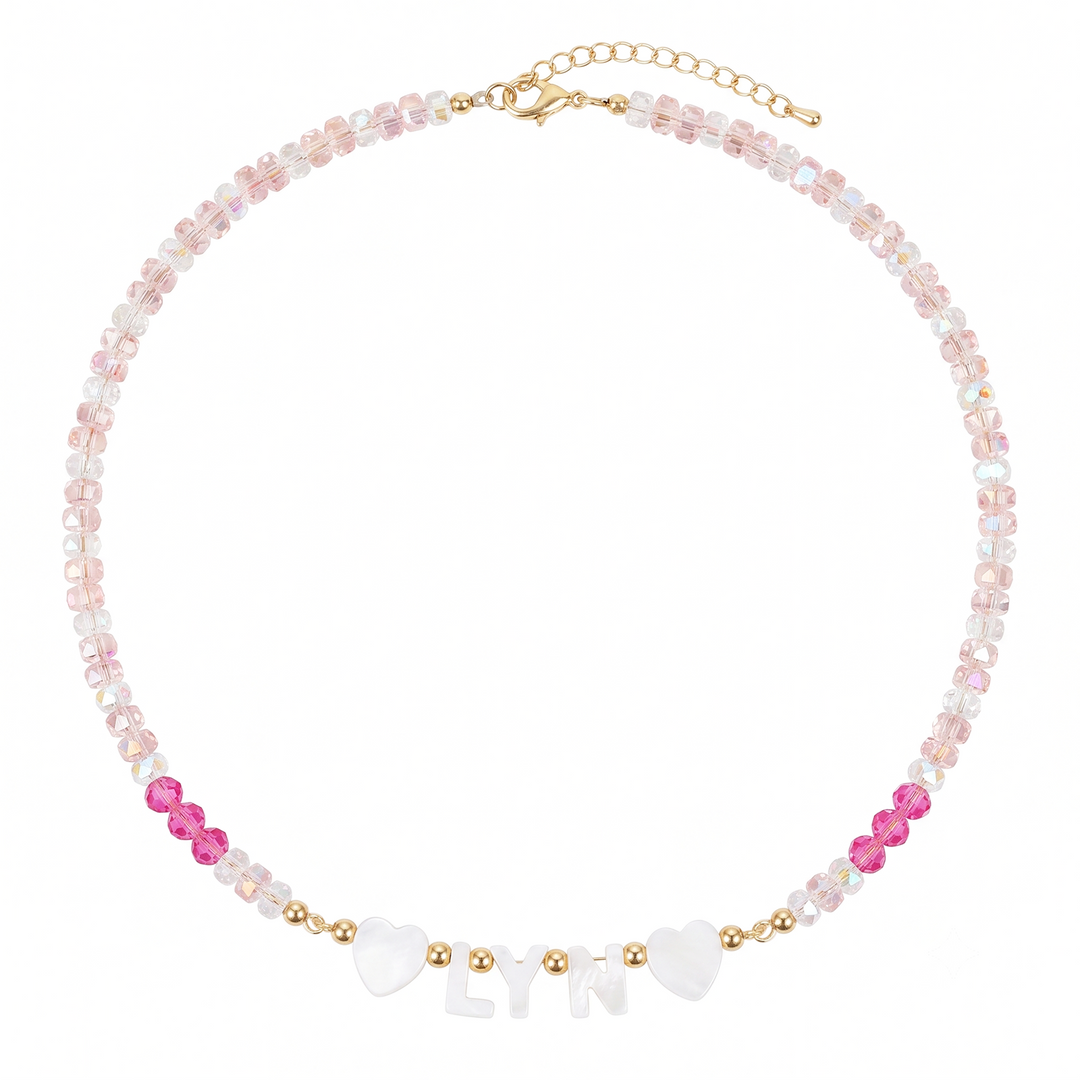 Personalisiertes kleines Herz-Baby-Initialenarmband