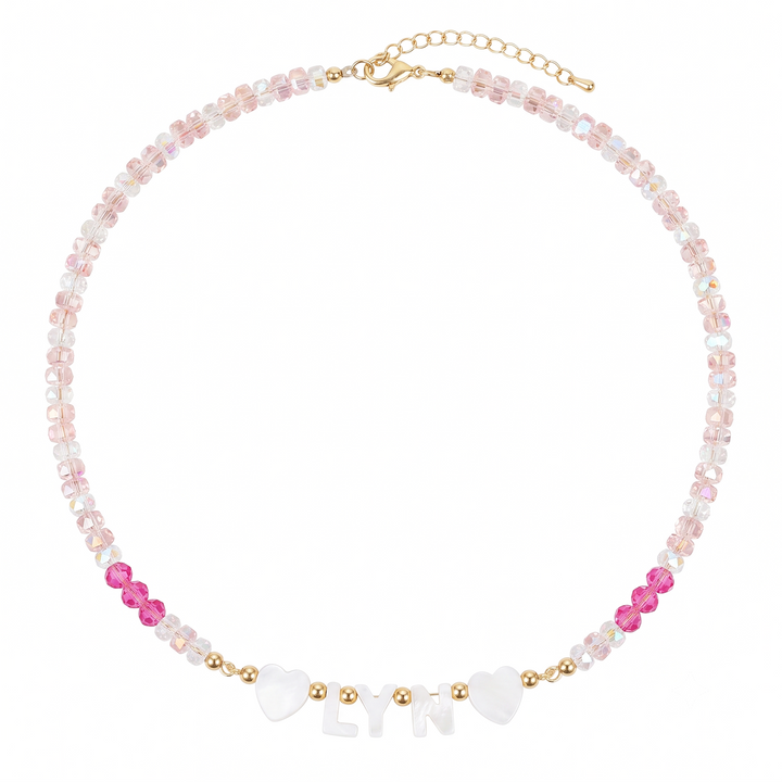 Personalisiertes kleines Herz-Baby-Initialenarmband