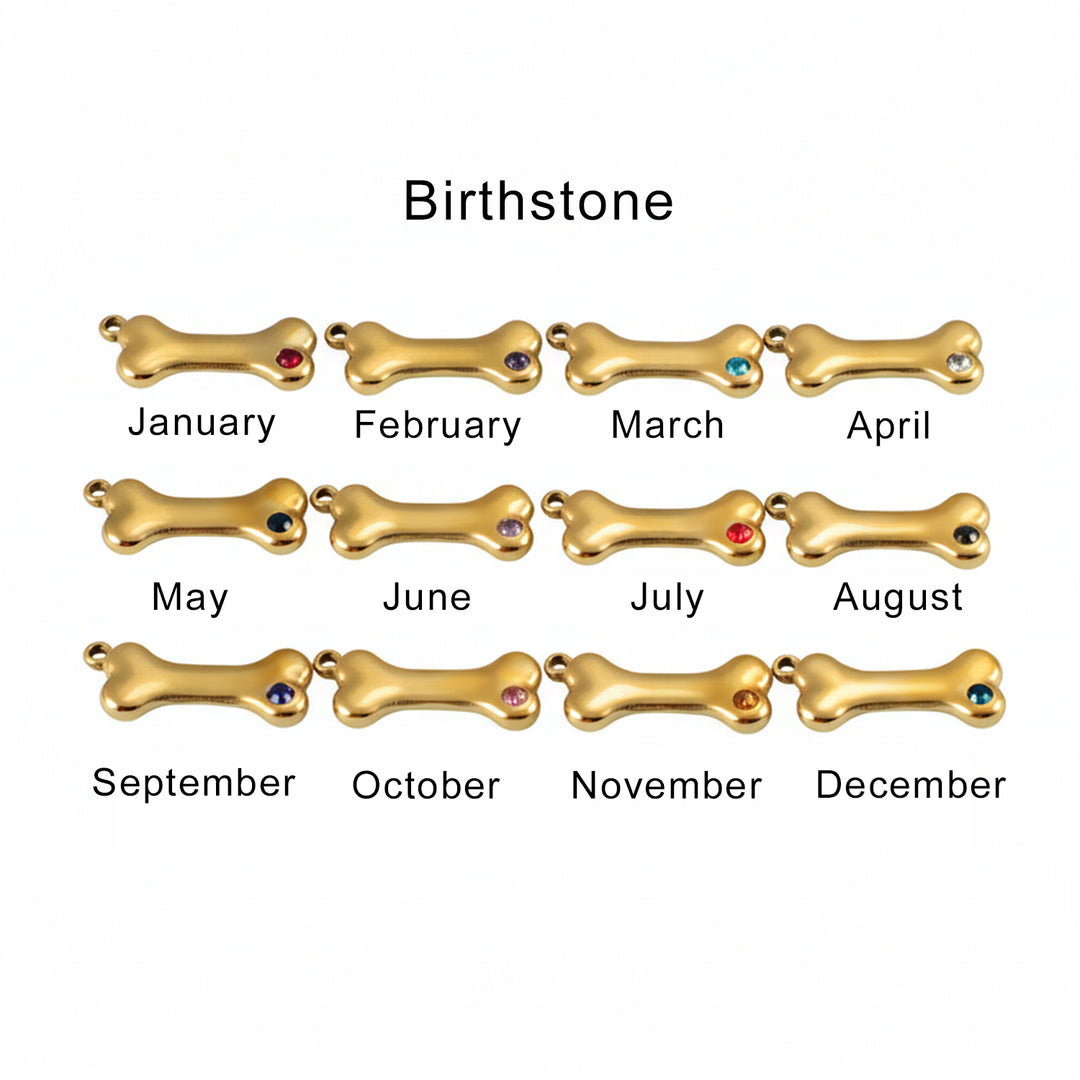 Personalized Pet Photo Name & Birthstone Necklace