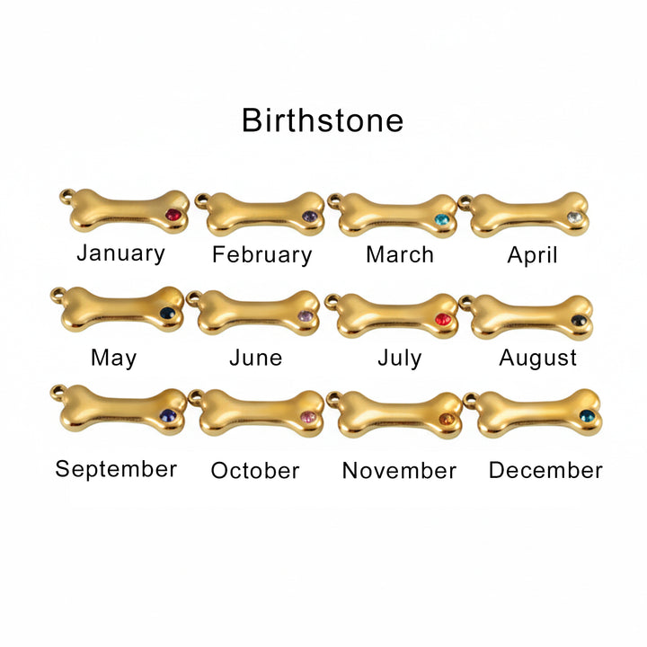 Personalized Pet Photo Name & Birthstone Necklace