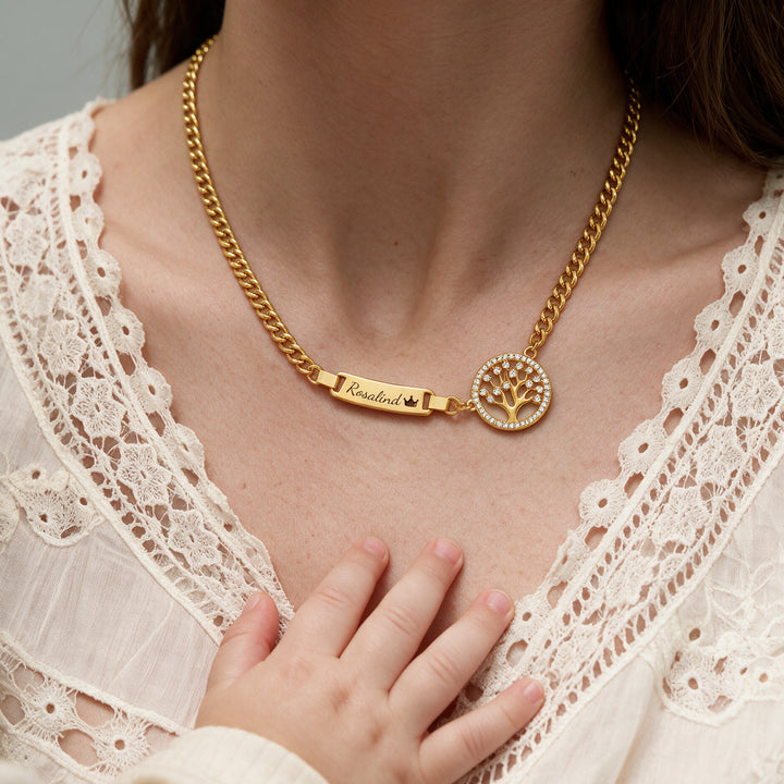 Personalized Kids Symbol Cuban Link Name Bracelet, Necklace or Set