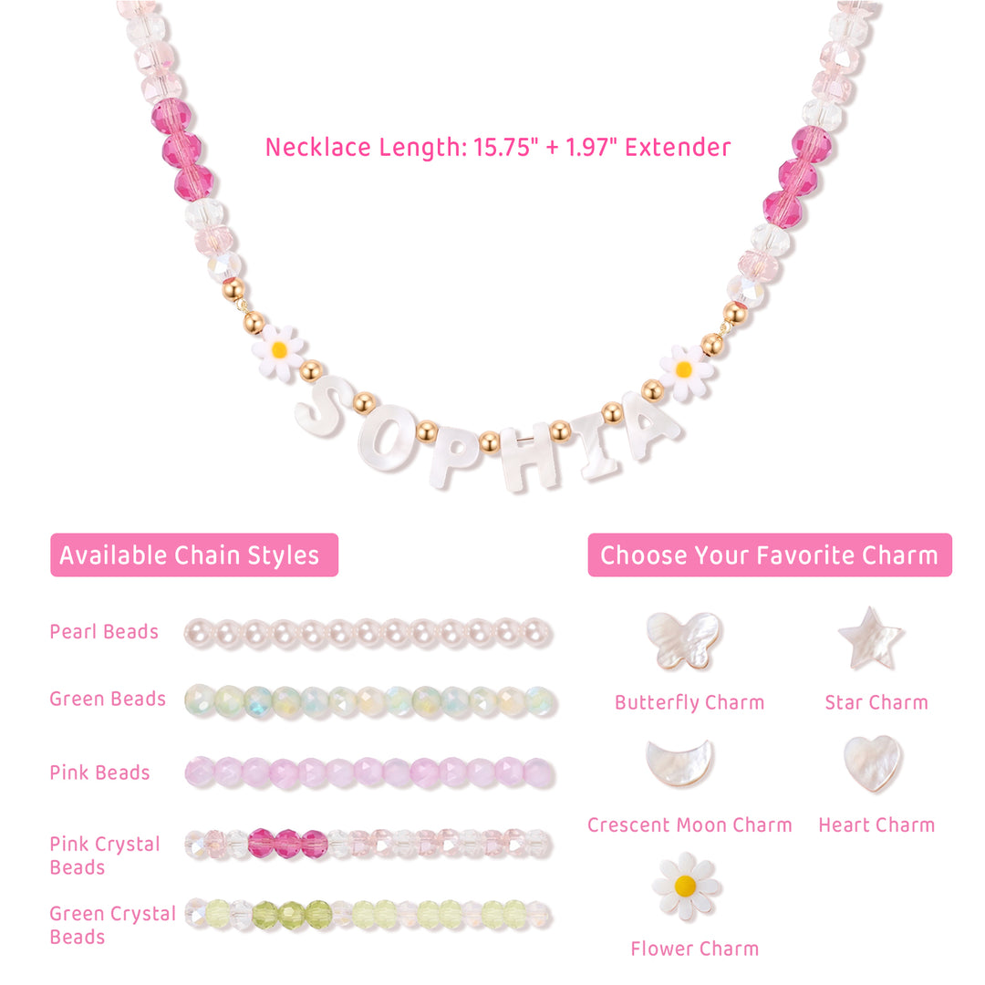 Personalisiertes kleines Herz-Baby-Initialenarmband