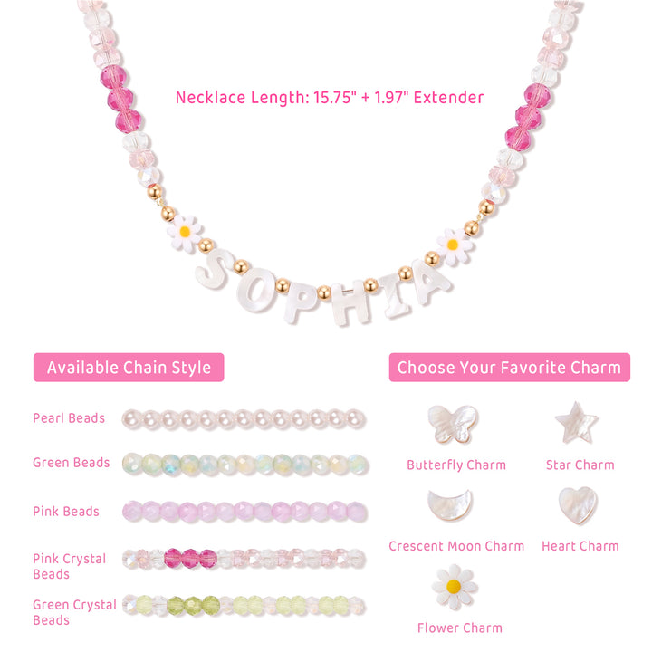 Personalisiertes kleines Herz-Baby-Initialenarmband