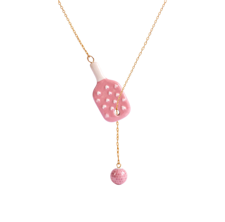 Playful Enamel Sports Charm Necklace for Girls