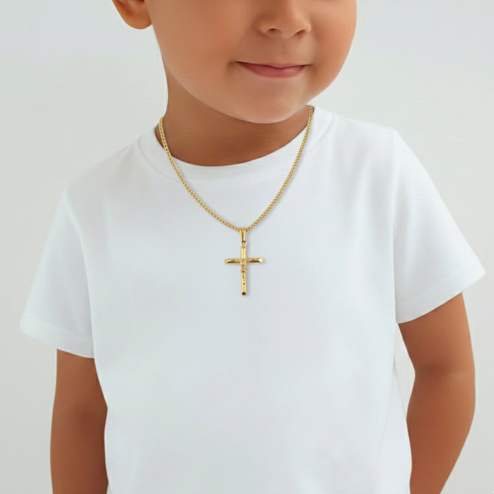 Sterling Silver Cross Kids Necklace