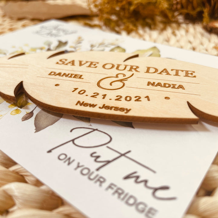 Wooden Vintage Invitations