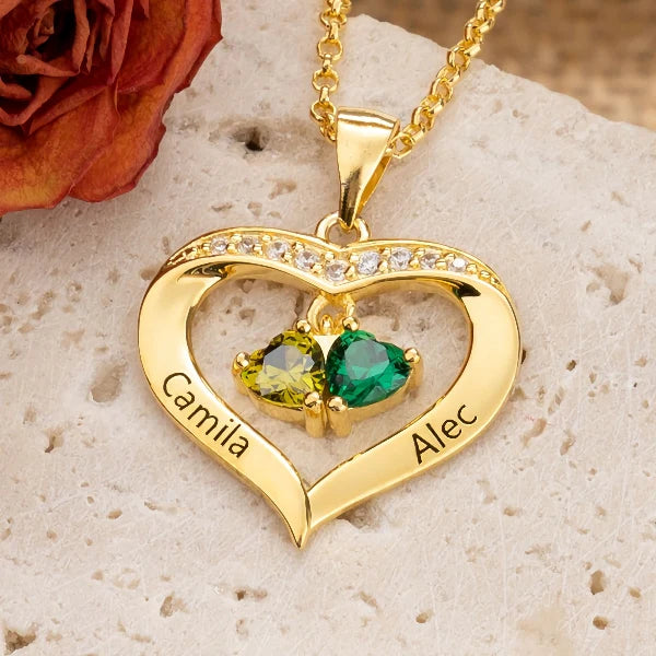 S925 Personalized Mother's Day Heart Necklace