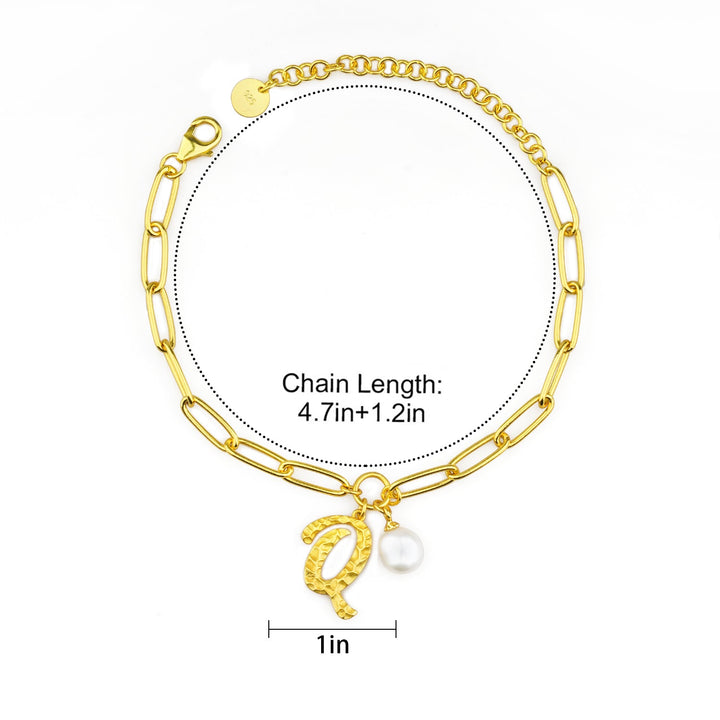 Children's Pearl Initials Bracelets