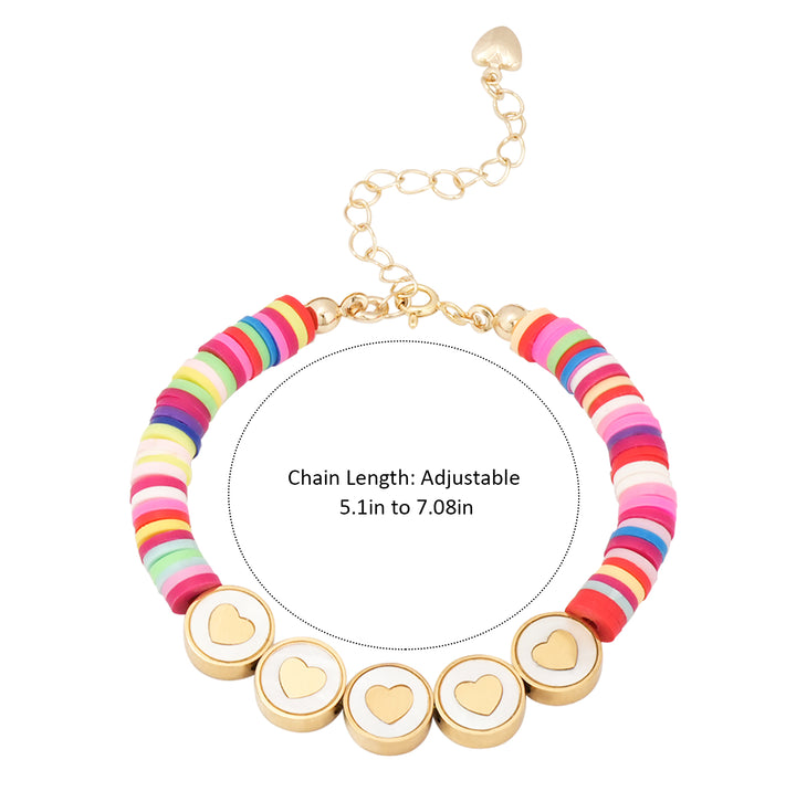 Bracelet personnalisé en argile douce pour enfants 