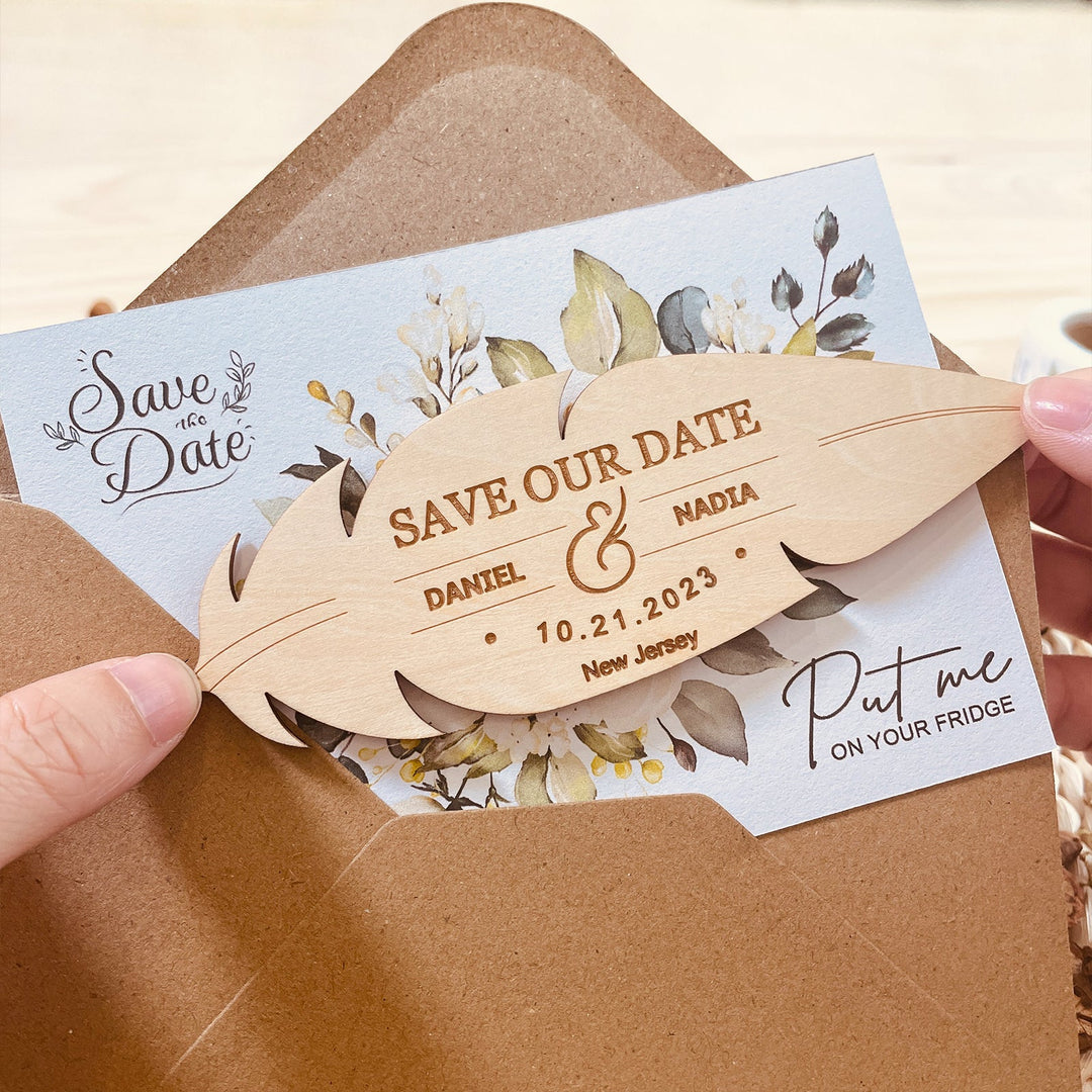 Wooden Vintage Invitations